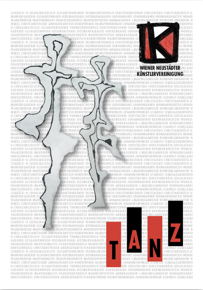 Plakat zur Ausstellung Tanz des WNKV, St. Peter an der Sperr